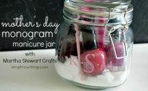 Mother's Day Monogram Manicure Jar Feature