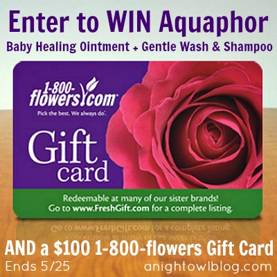 Enter to WIN Aquaphor goodies and a $100 1-800-flowers Gift Card
