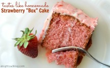 Tastes Like Homemade Strawberry Box Cake #cake #recipe