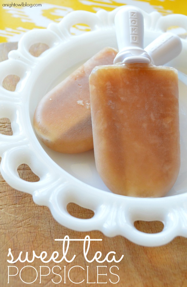 Sweet Tea Popsicles - the perfect Summer treat!