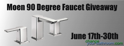 Moen 90 Degree Faucet Giveaway