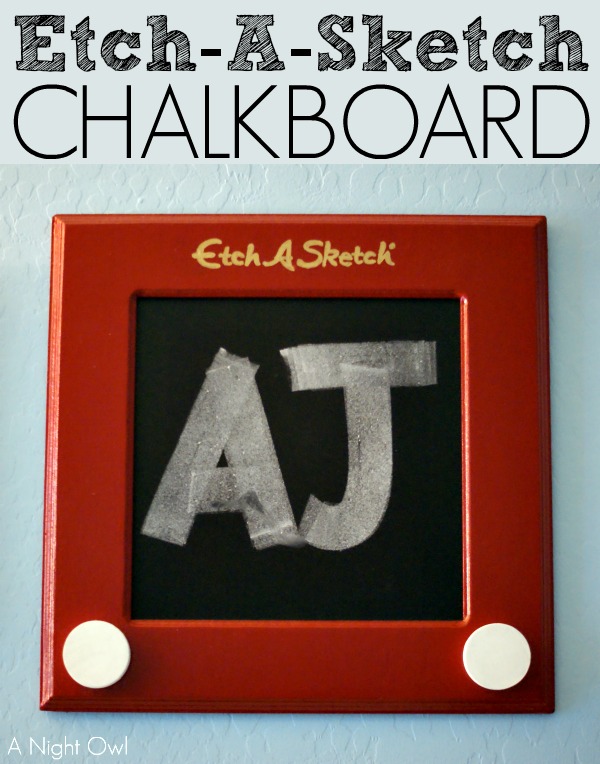 DIY Etch-A-Sketch Chalkboard | #DIY #ToyStory #Chalkboard