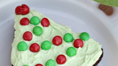 christmas tree brownies