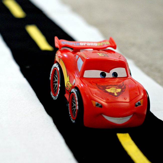 felt car track