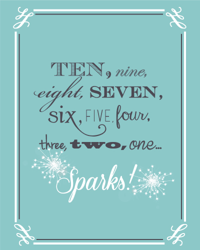 Free New Years Eve Printables - perfect for home or party decor!
