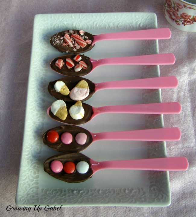 Chocolate Dipped Spoons