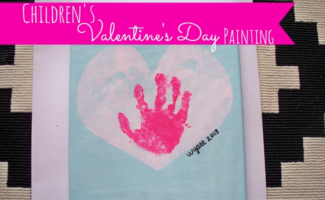 Children's Valentine's Day Painting - A Night Owl Blog