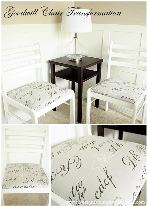Chair Makeovers by Design, Dining & Diapers