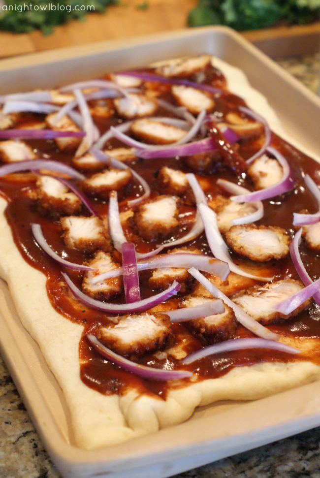 Tyson Honey BBQ Chicken Pizza #MealsTogether