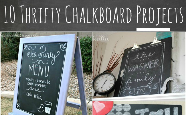 10 Thrifty Chalkboard Paint Projects - A Night Owl Blog