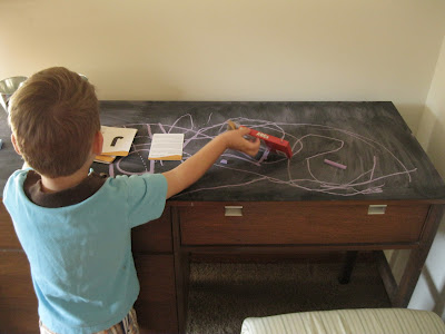 Chalkboard Desk by Monkey See, Monkey Do!
