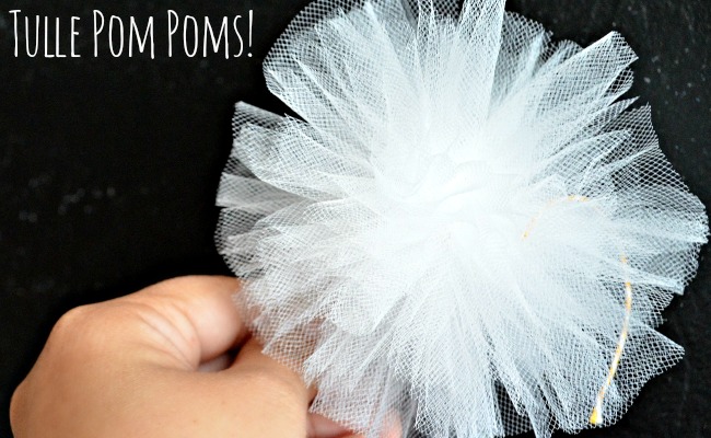 Tulle Pom Poms | A Night Owl Blog