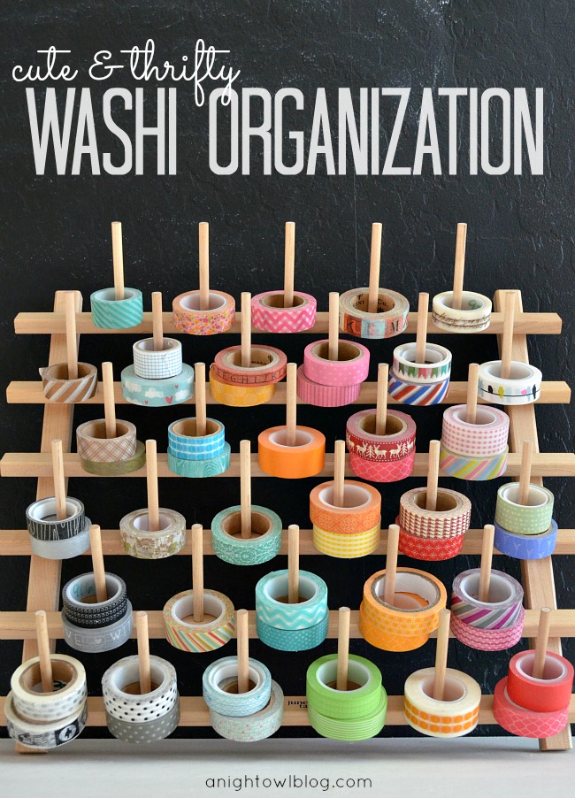 Washi Tape Organization #washi #washitape #organization