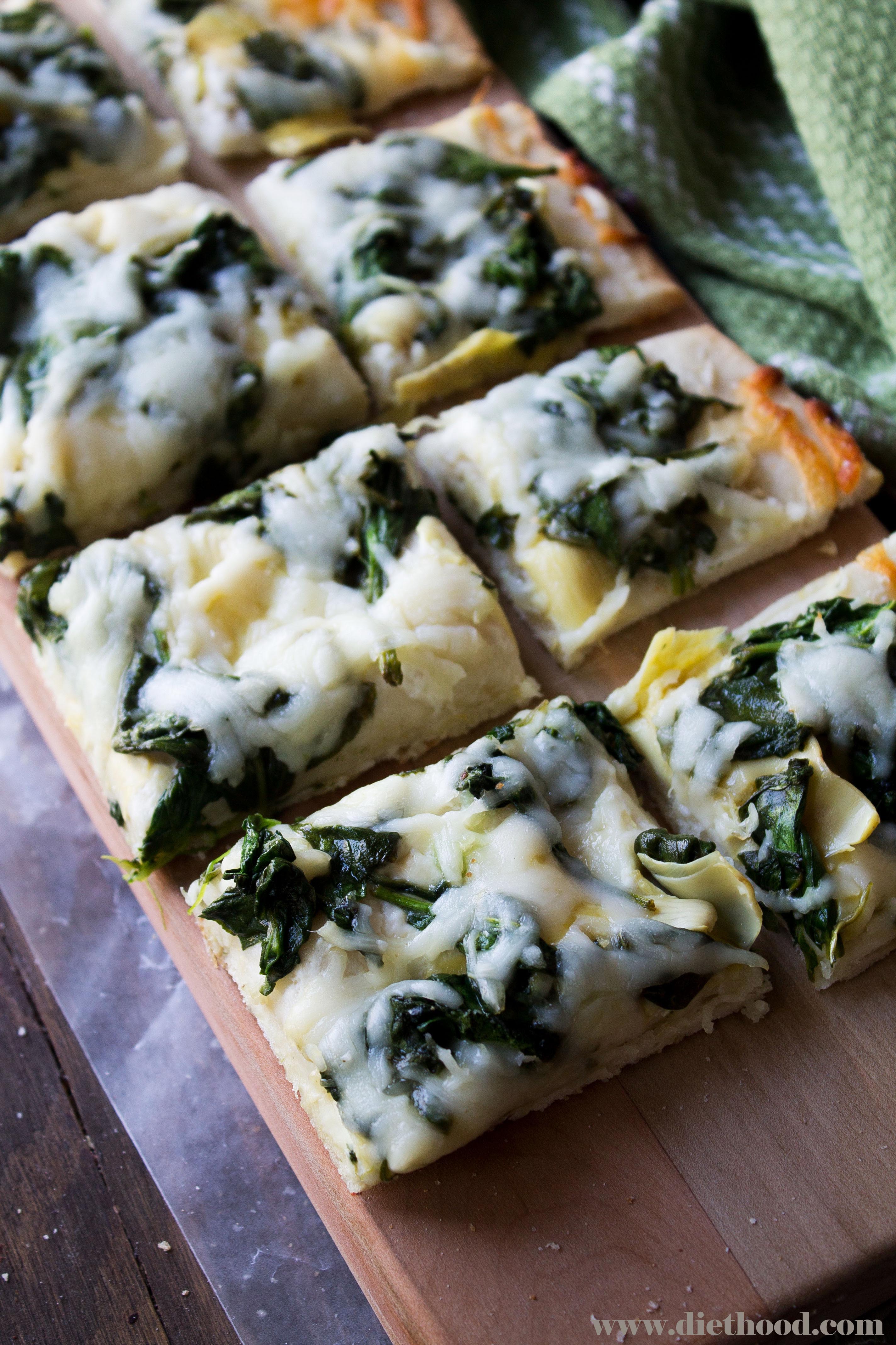 Spinach And Artichoke Dip Pizza - Design Corral