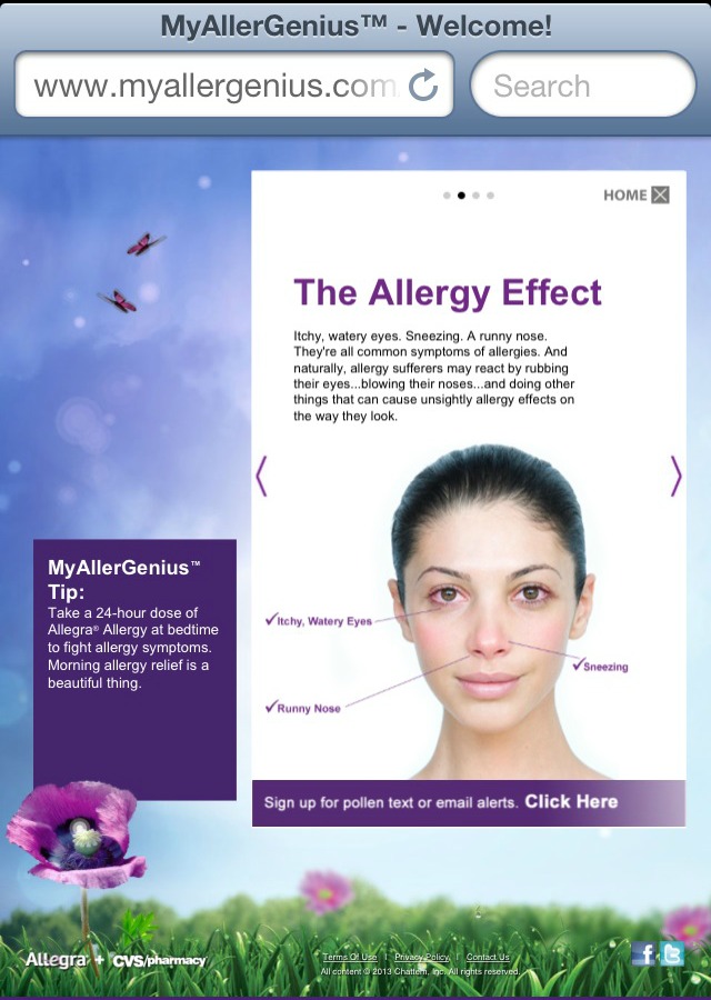Allegra Allergy Solutions at CVS #MyAllerGenius