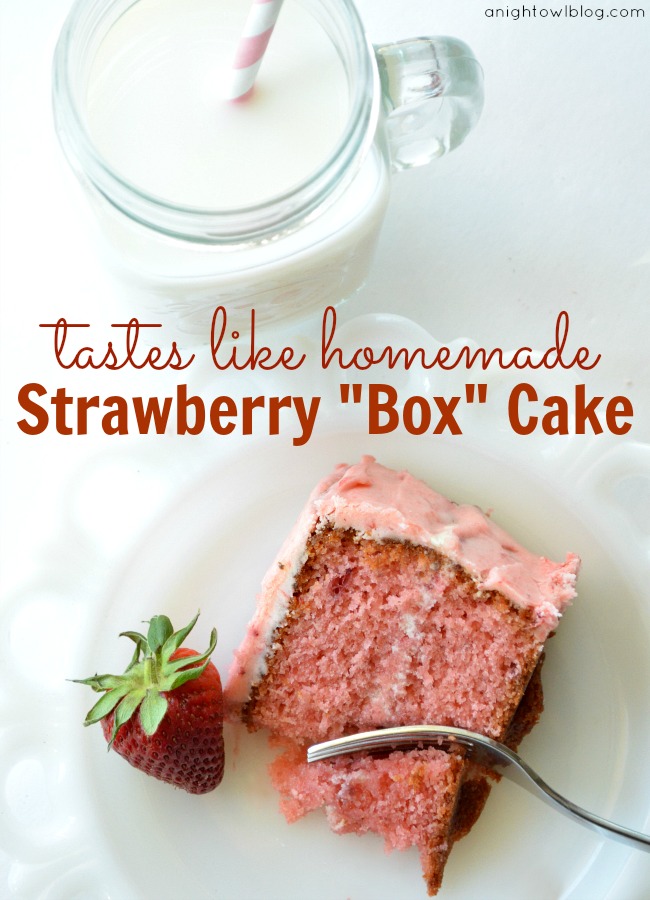 Tastes Like Homemade Strawberry Box Cake 1