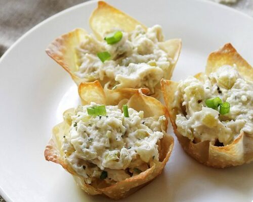 Chunky Chicken Salad Cups - A Night Owl Blog