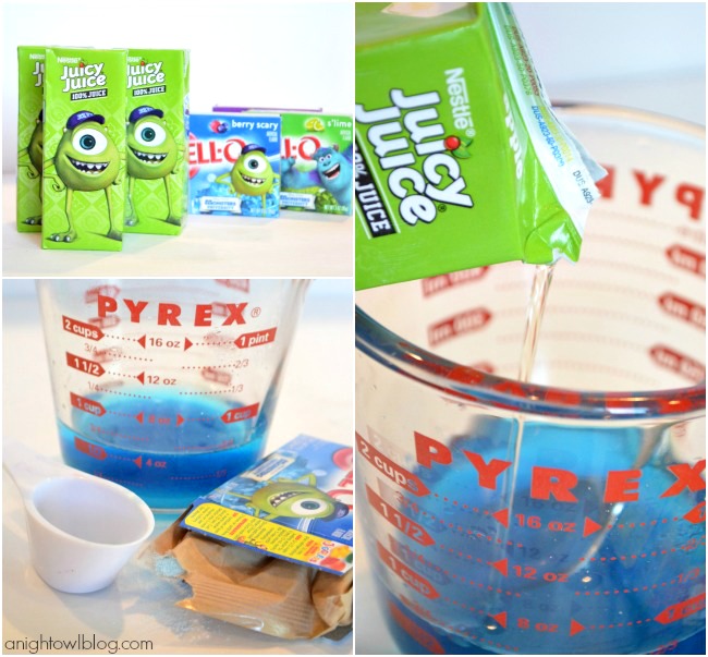 How to make Mike and Sulley Popsicles with Nestle Juicy Juice! #MUJuice