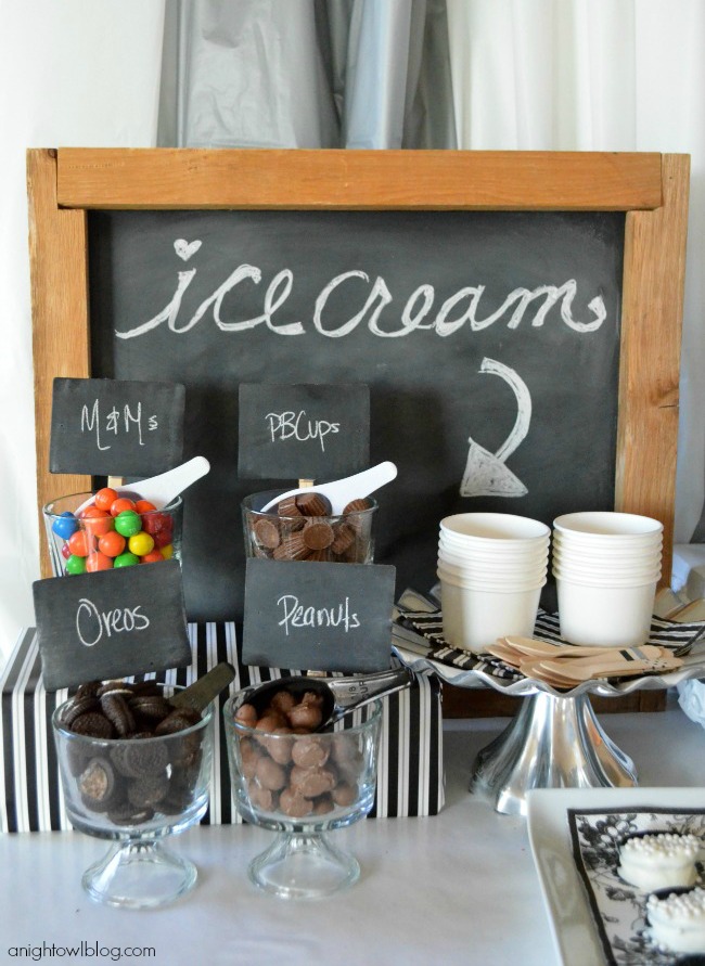 Create an adorable ice cream bar for any party with #MarthaCelebrations! 