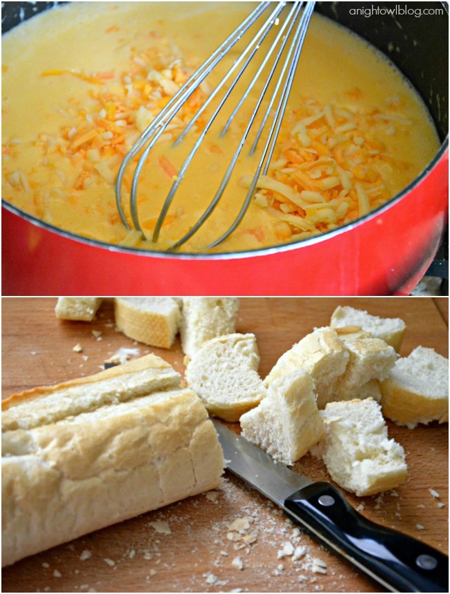 Craft Beer Cheese Fondue | #craftbeer #cheese #fondue #appetizers #recipe