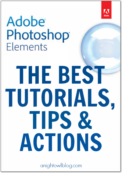 The Best Photoshop Elements Tutorials Tips Actions A Night Owl Blog