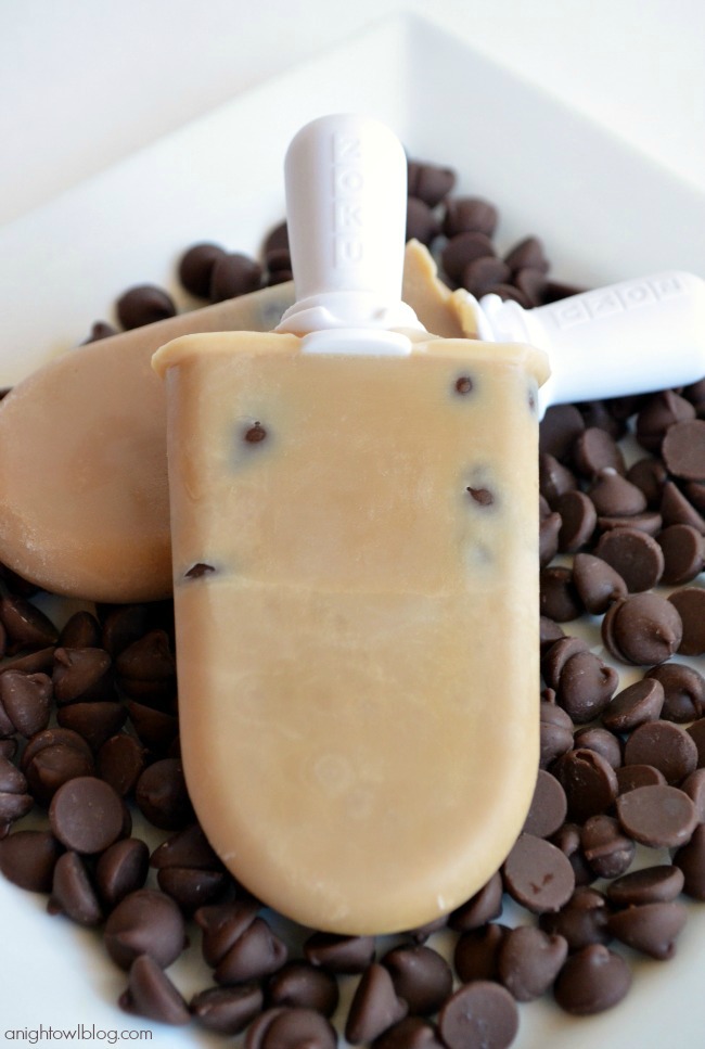 Cookie Cafe Mocha Popsicles with International Delight | #summer #popsicles #coffee #iscream4id #indelight #coldstone
