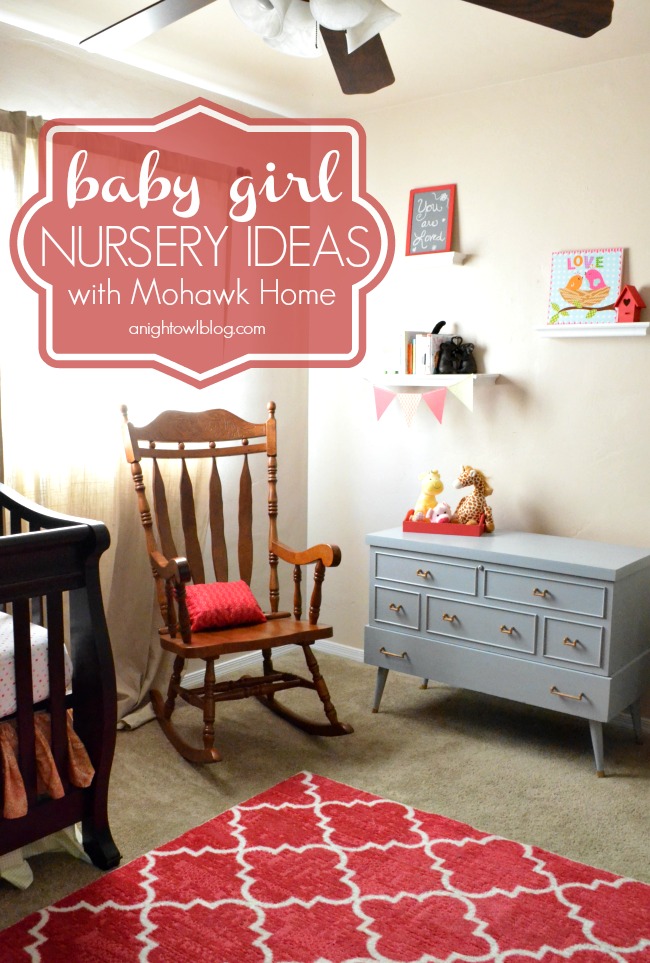 Baby Girl Nursery Ideas | #baby #girl #nursery #decor #mohawkhome