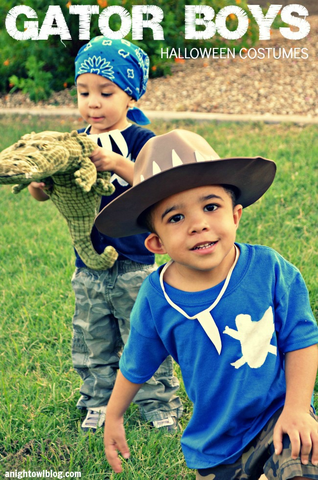 Gator Boys Homemade Halloween Costumes | #GatorBoys #AnimalPlanet #Halloween #Costumes #Kids