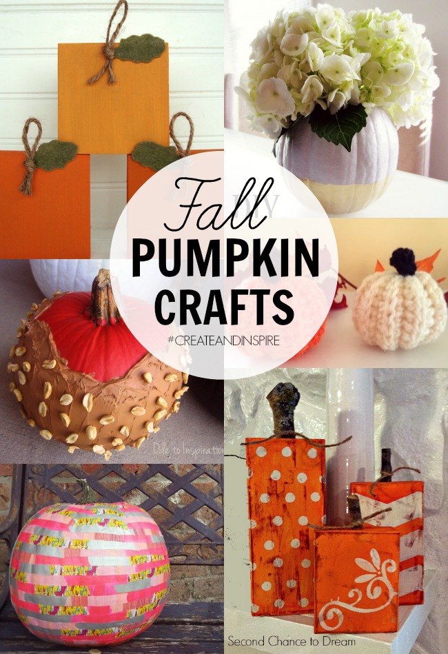 Fall Pumpkin Crafts >> #CreateandInspire Party Features - A Night Owl Blog