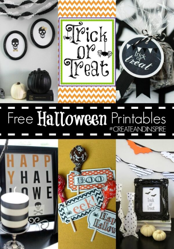 Free Halloween Printables >> #CreateandInspire Party Features - A Night ...