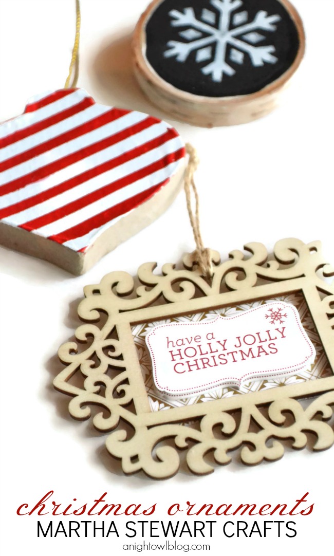 Check out these fun and easy handmade Christmas ornament ideas made with #MarthaStewartCrafts! #12MonthsofMartha