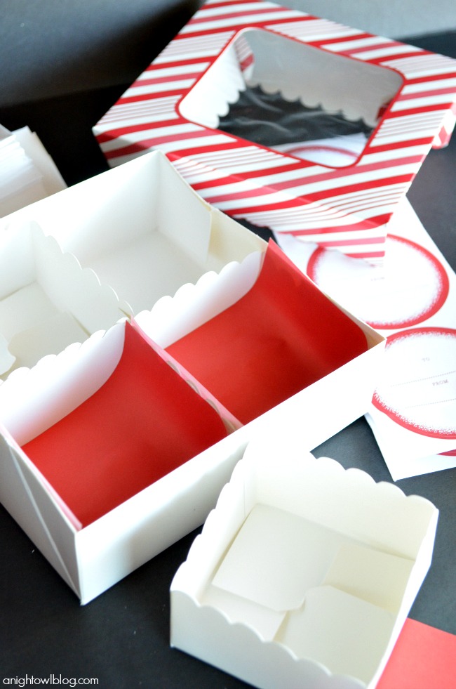 Fill Martha Stewart Crafts Compartment Treat Boxes this year with your favorite holiday treats! #12monthsofmartha #marthastewartcrafts