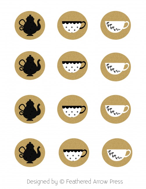 Adorable Cupcake Toppers - Tea Party Printables for your every need!