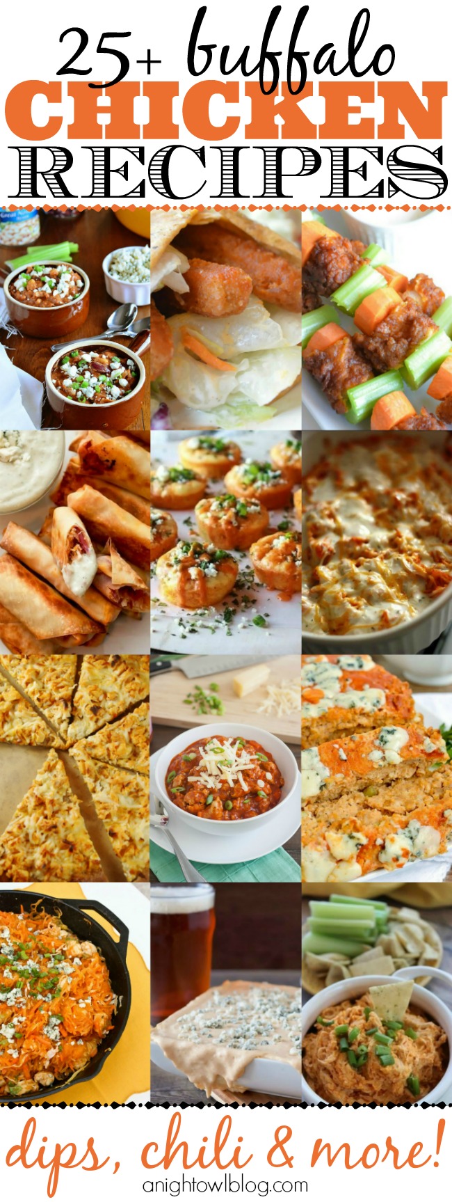 I want to try ALL of these amazing buffalo chicken recipes! Perfect for game day!