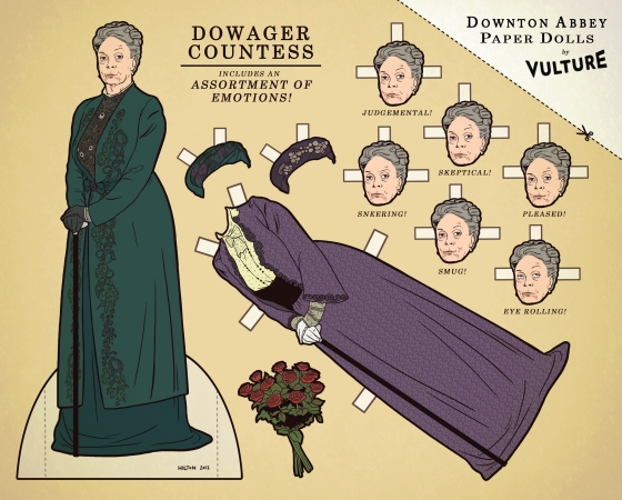 Downton Abbey Paper Dolls by Vulture