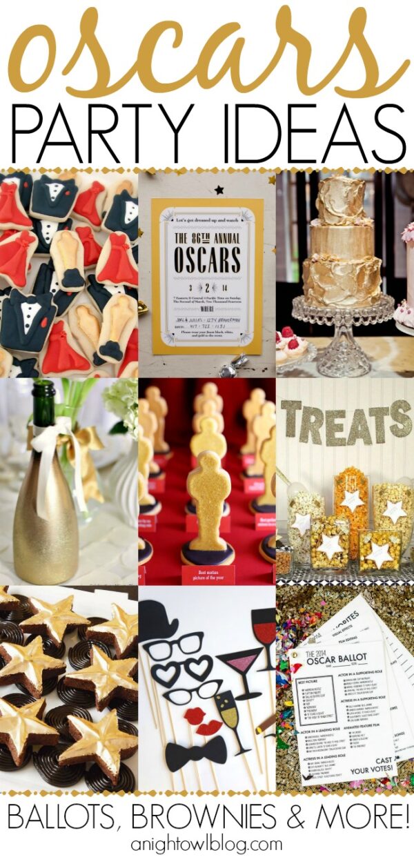 Last-Minute Oscar Party Ideas - A Night Owl Blog