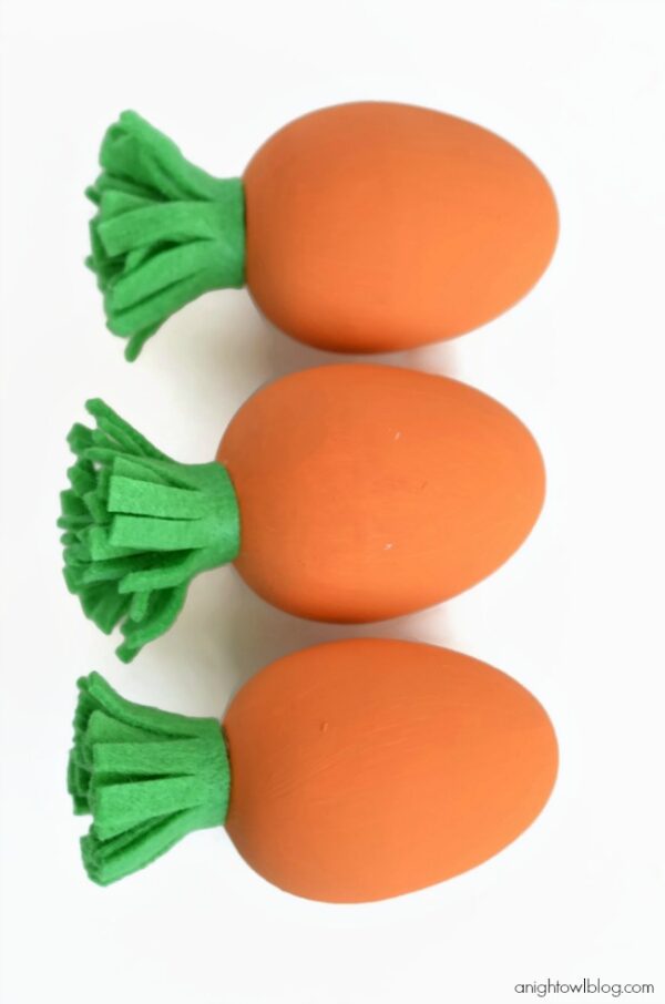 DIY Carrot Easter Eggs - A Night Owl Blog