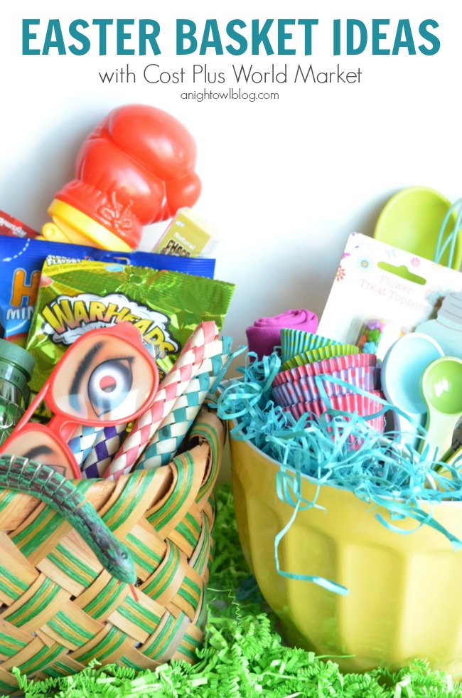 Easter Basket Ideas with Cost Plus World Market