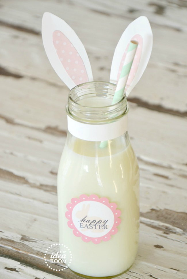 Easter Milk Jar