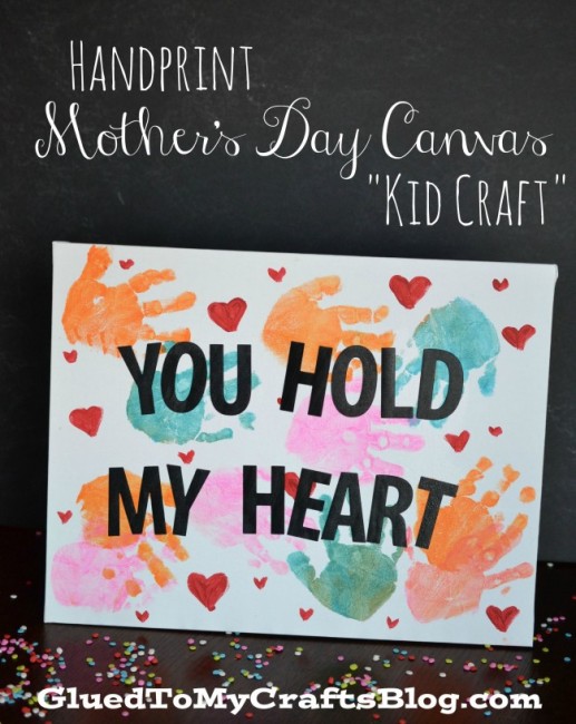 Handprint Mother’s Day Gifts {Kid Craft} - A Night Owl Blog