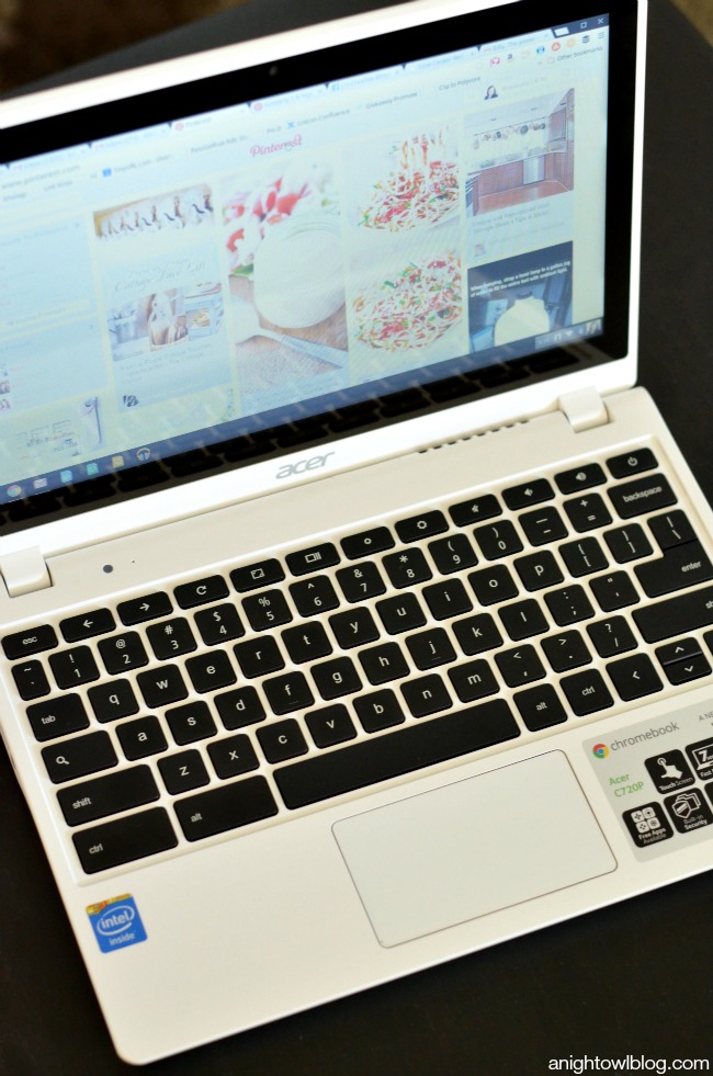 Acer C720P Chromebook Review | anightowlblog.com #IntelPartner #IntelChrome #Chromebook