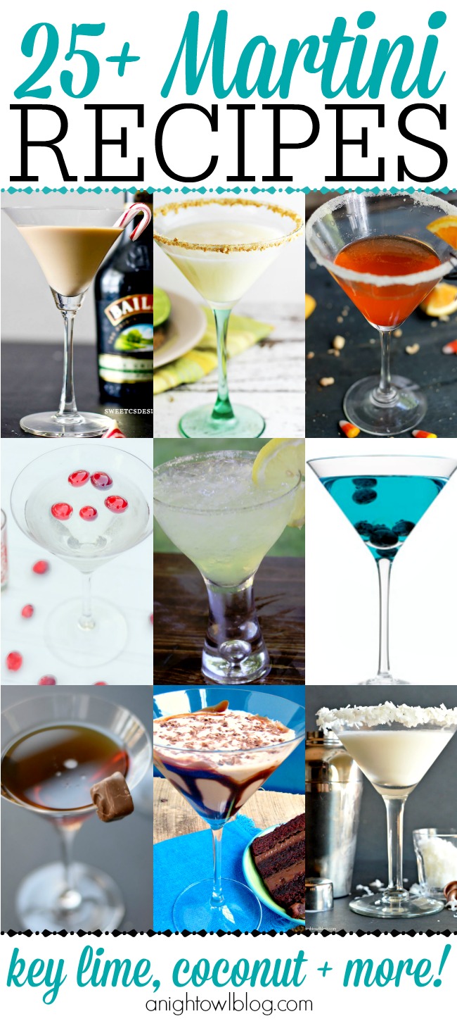 What a great list of Martini recipes!
