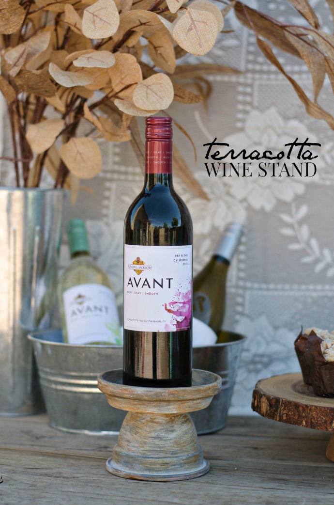 DIY Teracotta Wine Stand | blog.kj.com