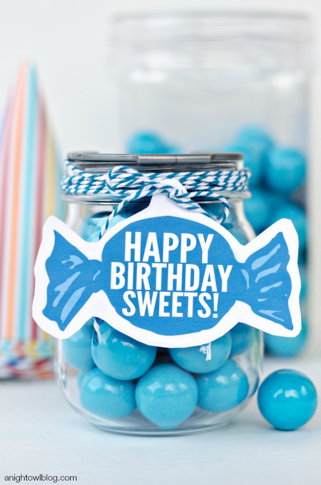Sweet Candy Birthday Ideas and Printables!
