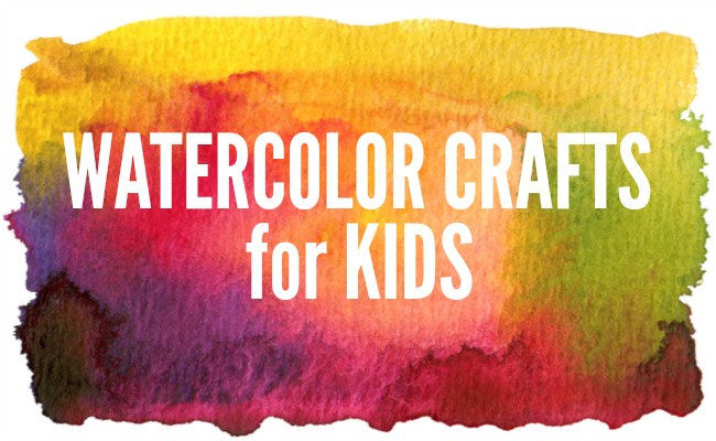 Watercolor Crafts for Kids | anightowlblog.com