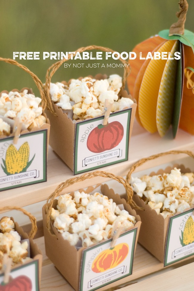 Free Printable Food Labels