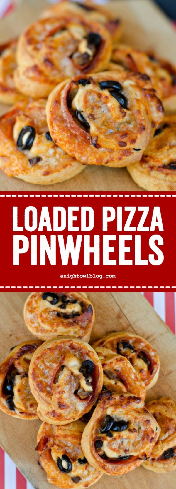 Loaded Pizza Pinwheels - A Night Owl Blog
