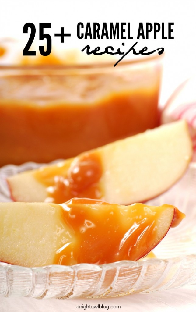 25+ Caramel Apple Recipes | anightowlblog.com