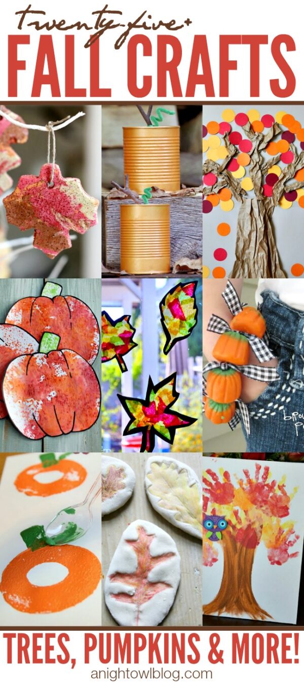 Fall Crafts for Kids - A Night Owl Blog