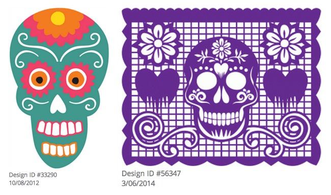 Day of the Dead Silhouette Shapes